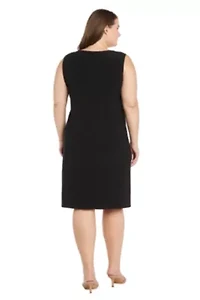 2pc Metallic Jacket Dress