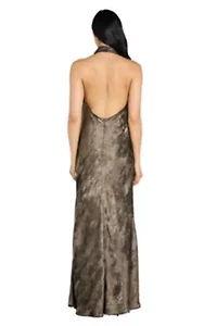 Long Drape Cowl Dress