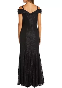 Long Lace Gown