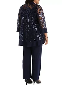 Sequin Swing Pantsuit