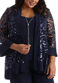 Sequin Swing Pantsuit