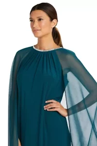 1Pc Short Mjc And Ity Dress With Rouched Neck