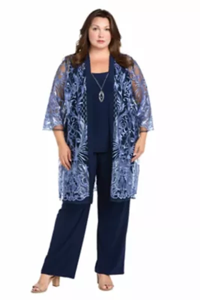 Embroidered Pant Set