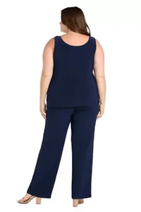 Embroidered Pant Set