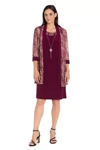 Paisley Printed Jacket Dress