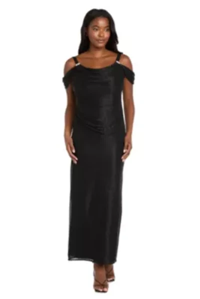 Off The Shoulder Metallic Dress