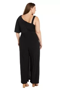 Assymetric Glitter Jumpsuit