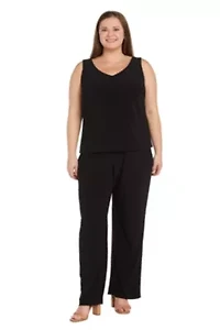 Soutache Long Pantsuit