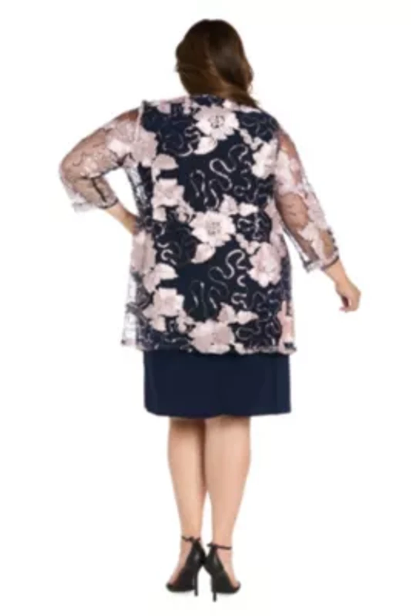 2 Tone Short Jacket Dress