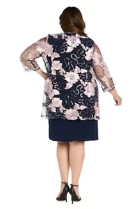 2 Tone Short Jacket Dress