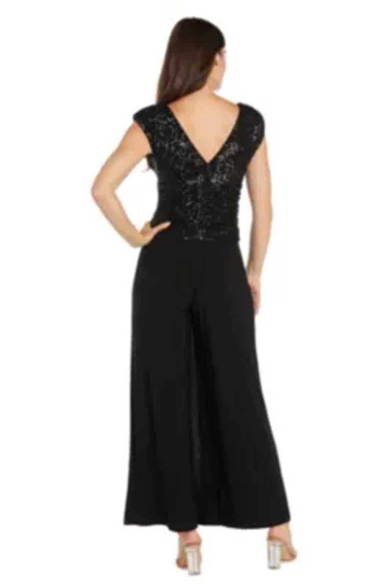 Black Sequin Jumpsuit