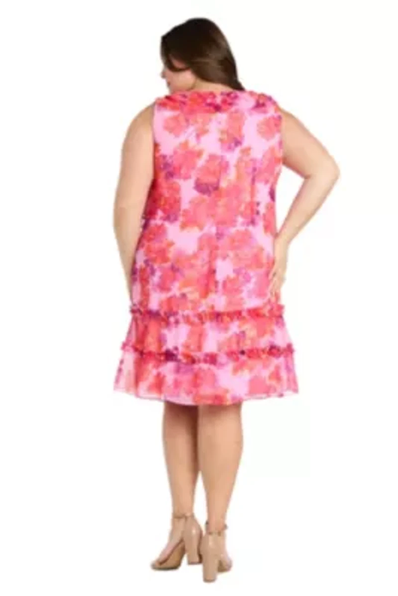 Short Chiffon Floral Dress