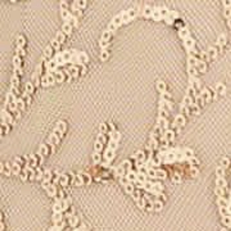 Long Sequin Gold Dress