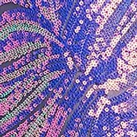 Women's Sleeveless V-Neck Rainbow Sequin Gown