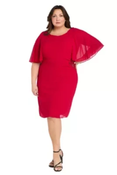 Chiffon Capelet Dress