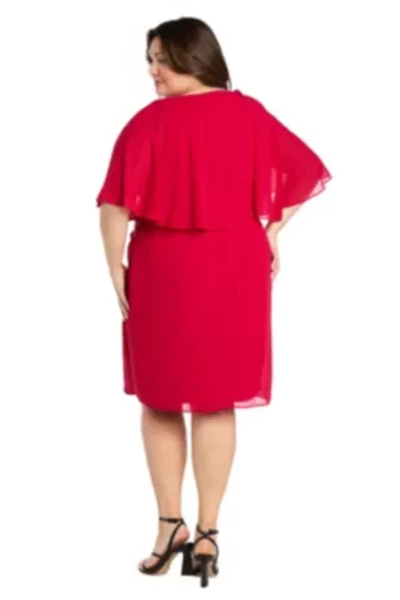 Chiffon Capelet Dress