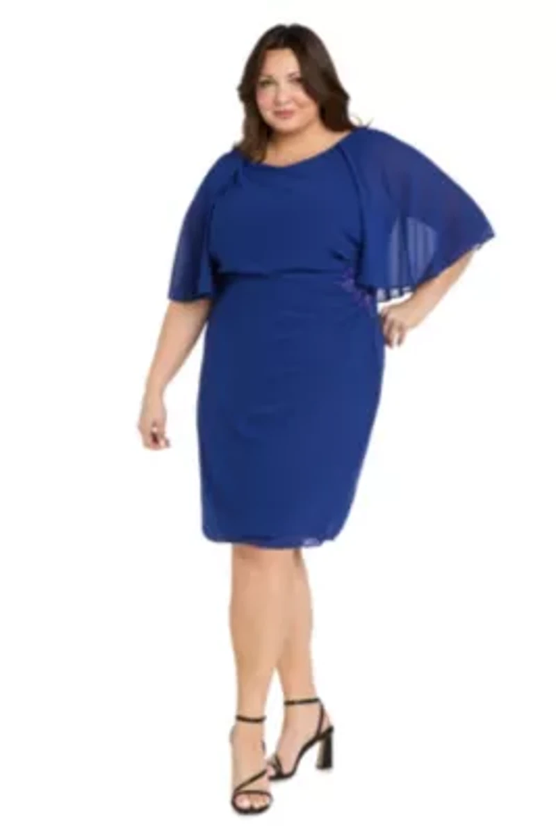 Chiffon Capelet Dress