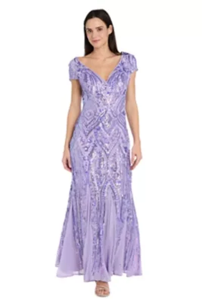 Cap Sleeve Sequin Dress