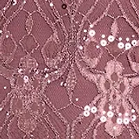 Women's Sleeveless Halter Glitter Lace Gown