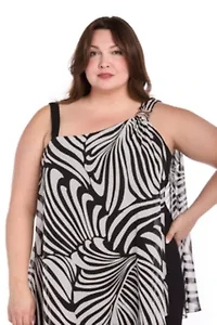 Womens 1Pc One Shoulder Printed Jumpsuit