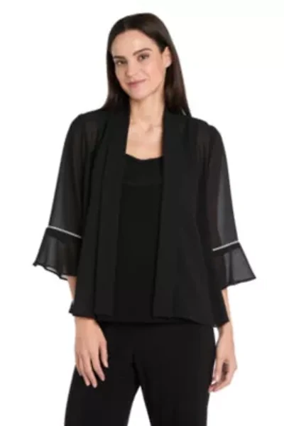 Jacket w Rhinestone Trim