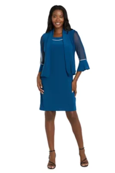 Ity Jacket Dress w Rhinestone Detail