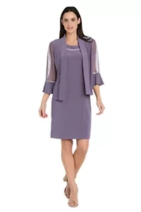 Ity Jacket Dress w Rhinestone Detail