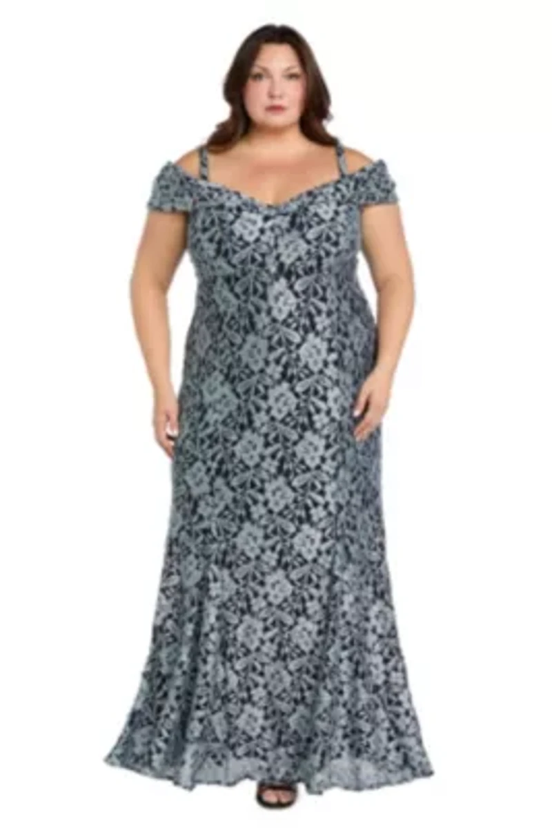 Glitter Lace Long Dress