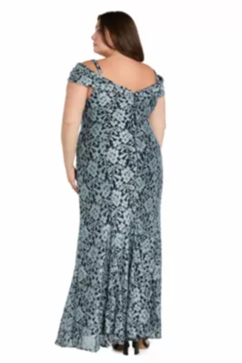 Glitter Lace Long Dress