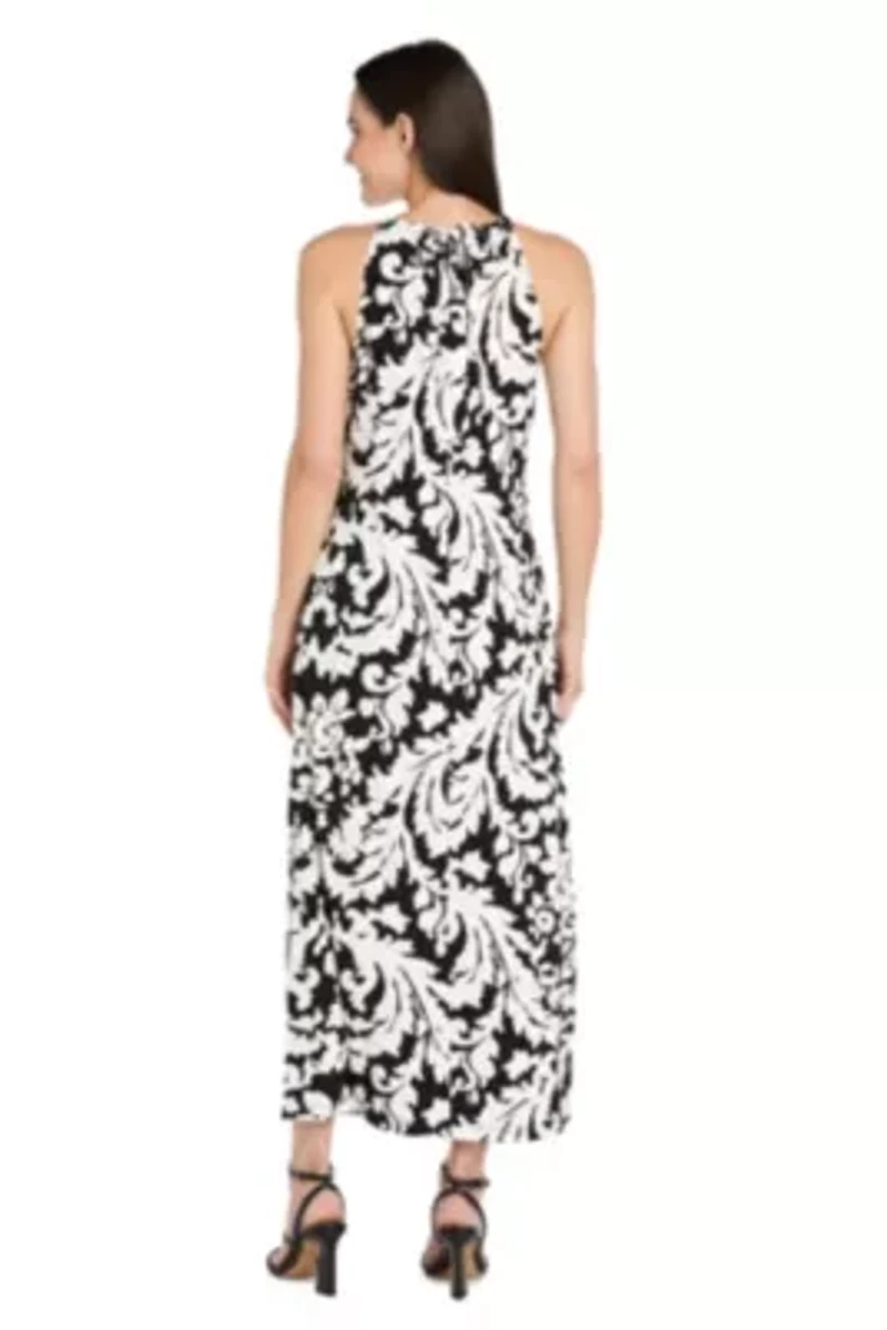 Petite 1Pc Tie Back Maxi Dress