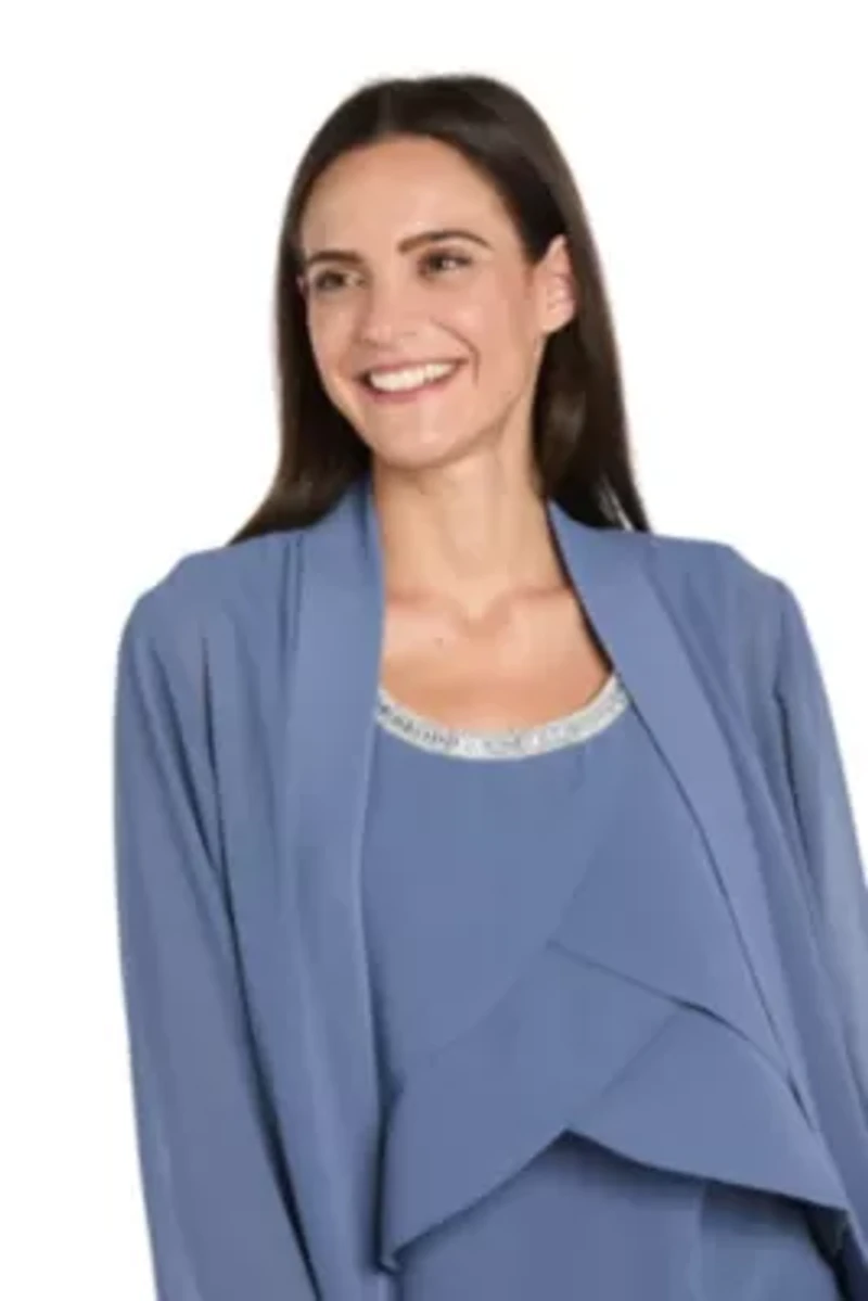 3pc Chiffon Souffle Pantsuit