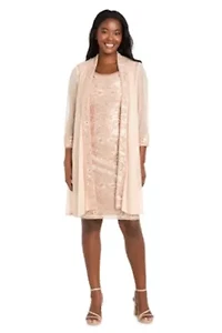 Sheer Matte Jacket Dress