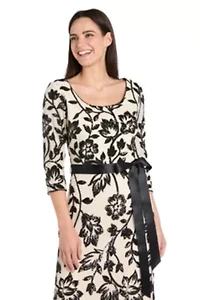 Long Floral Beaded Dress