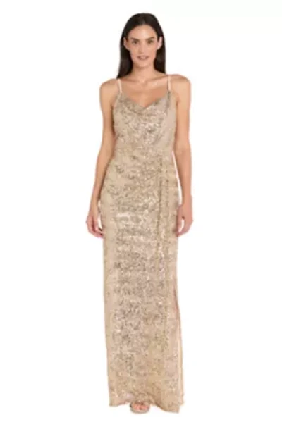 Sequin Wavey Long Dress