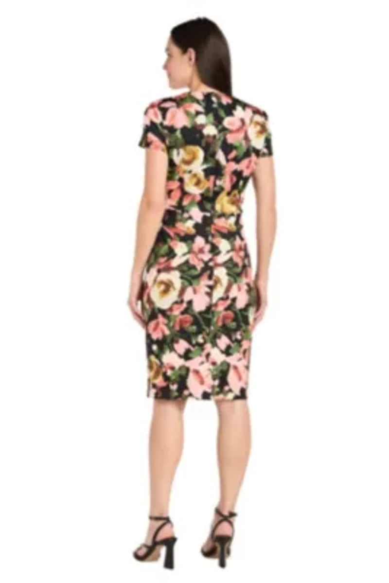 Missy 1Pc Floral Printed Sheath Dress