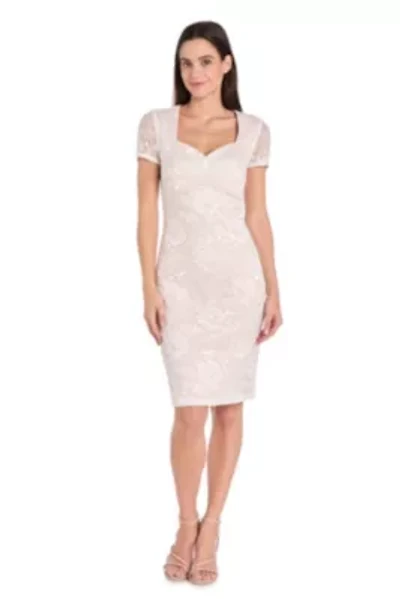 Missy 1Pc Short Stretch Lace Sheath