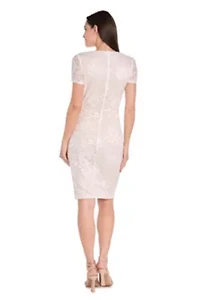 Missy 1Pc Short Stretch Lace Sheath