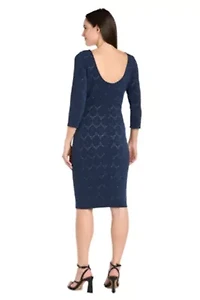 Missy 1Pc Crochet Lace Sheath