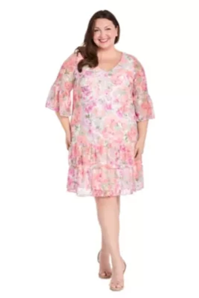 Womens 1Pc A- Line Tiered Hem Dress