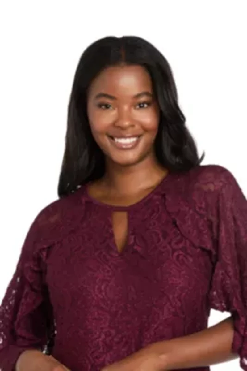 Short Knit Wrap Dress