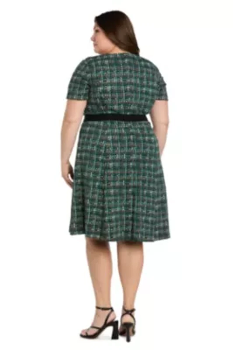 Textured Knit Midi Dress