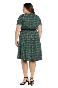 Textured Knit Midi Dress