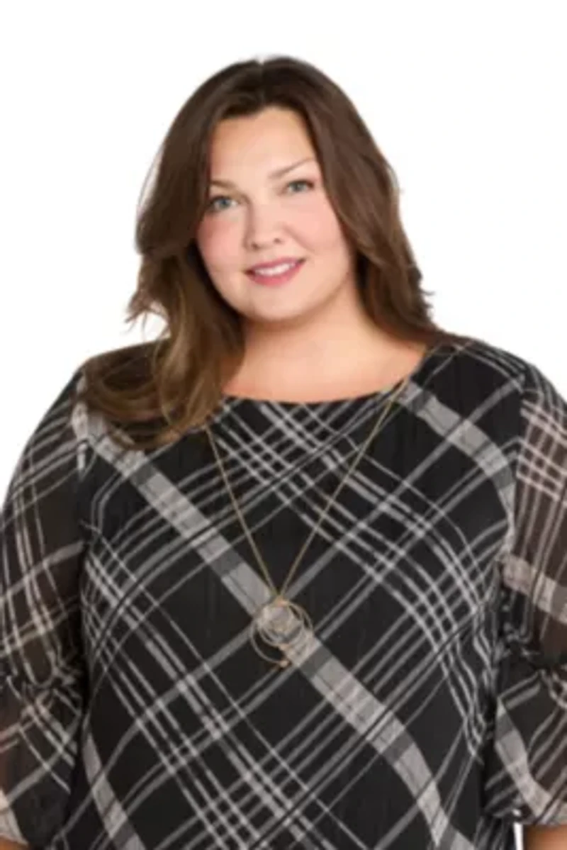Short Stripped Chiffon Dress