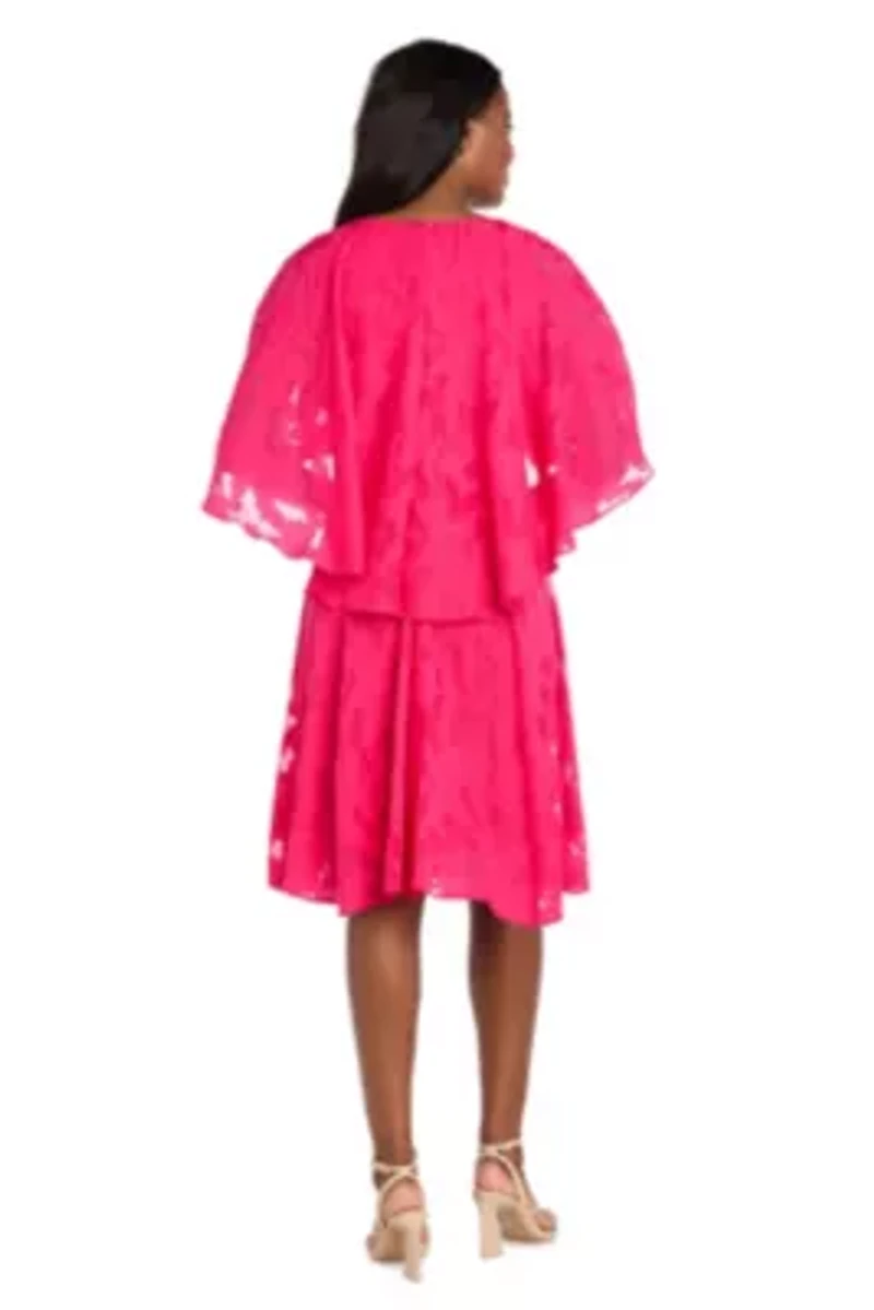 Jacquard Fit and Flare Dress