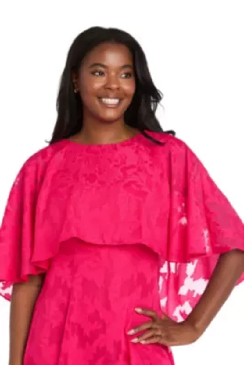 Jacquard Fit and Flare Dress
