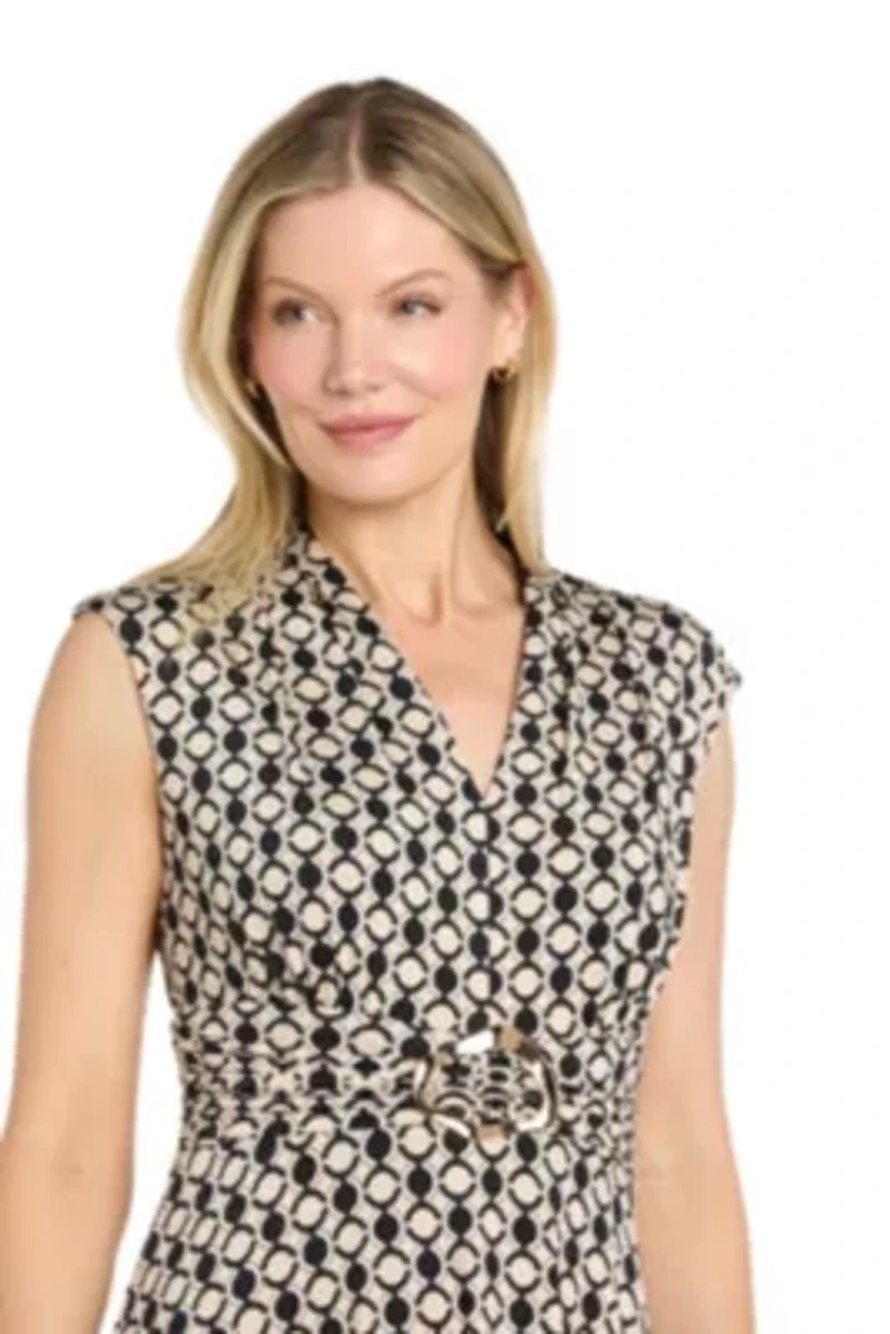 Printed Midi Dress