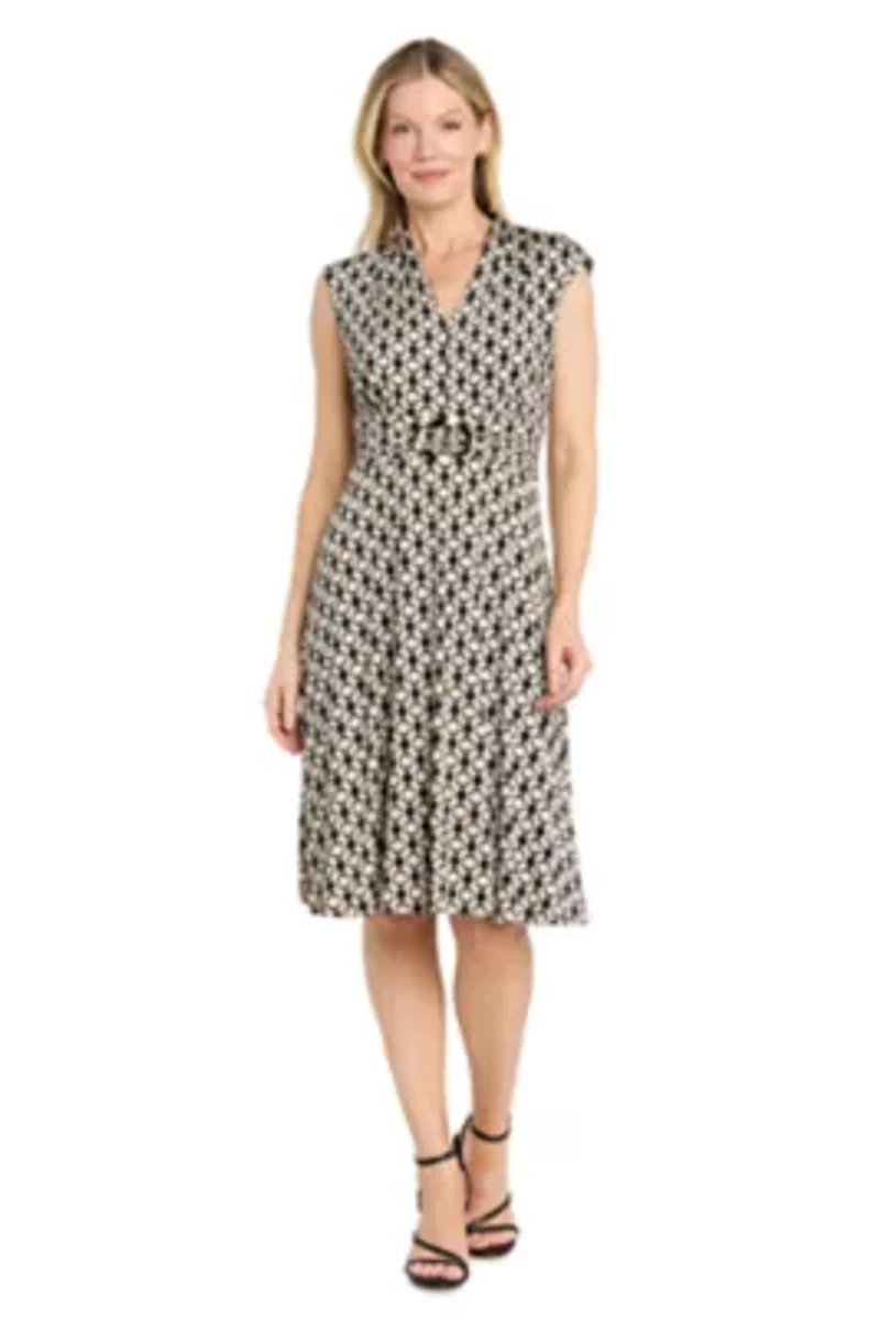 Printed Midi Dress