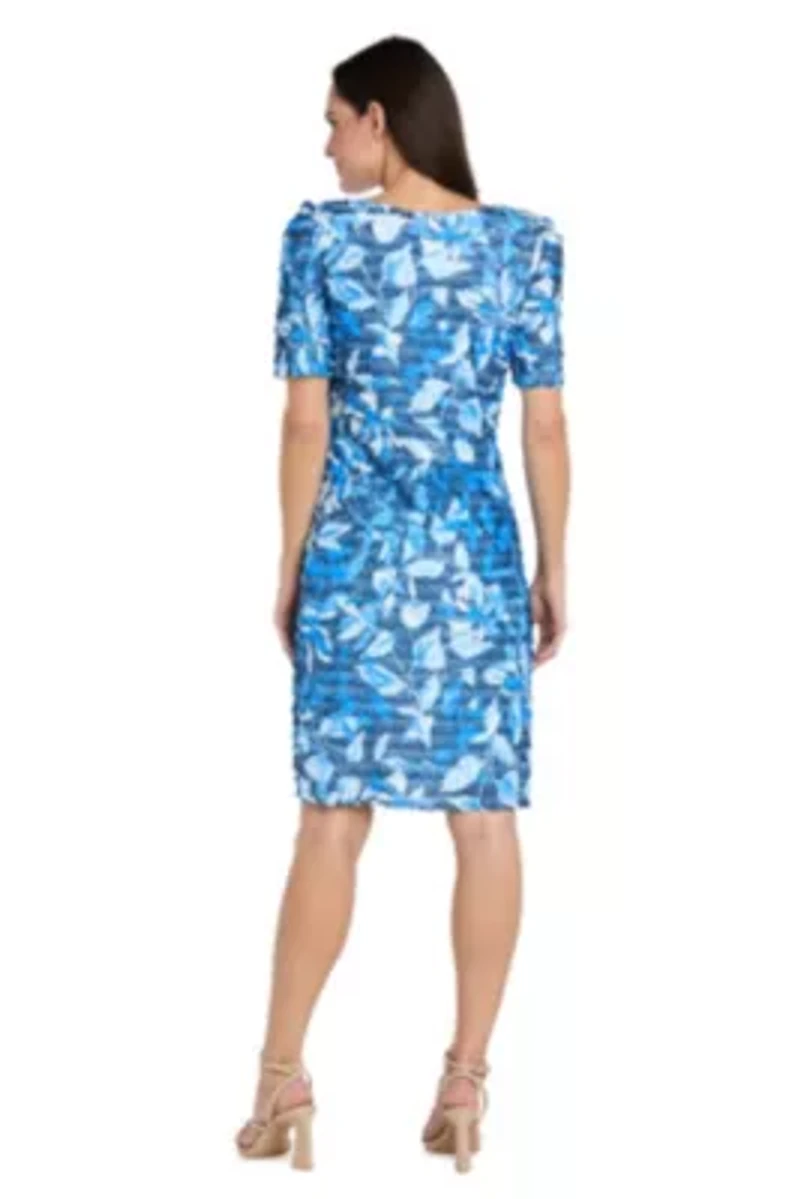 Short Printed Eyelash Dress