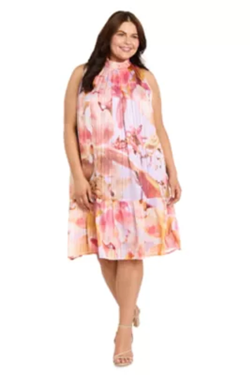 Short Printed Floral Dress