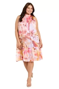 Short Printed Floral Dress